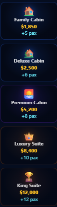 Cabin types