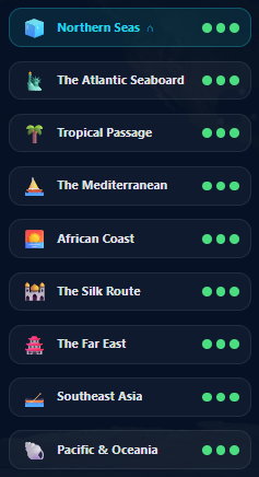 Ocean zones